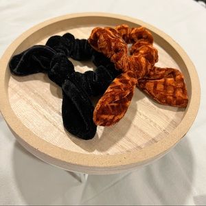 NWT Urban Outfitters velvet scrunchies